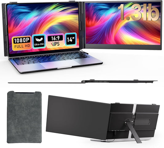 The Ultimate Dual Screen Solution for MacBook Users: Bosii S8 Ultra-Thin 14" FHD Monitor