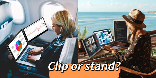 Clip or Stand? How to Choose the Right Portable Monitor for Your Laptop
