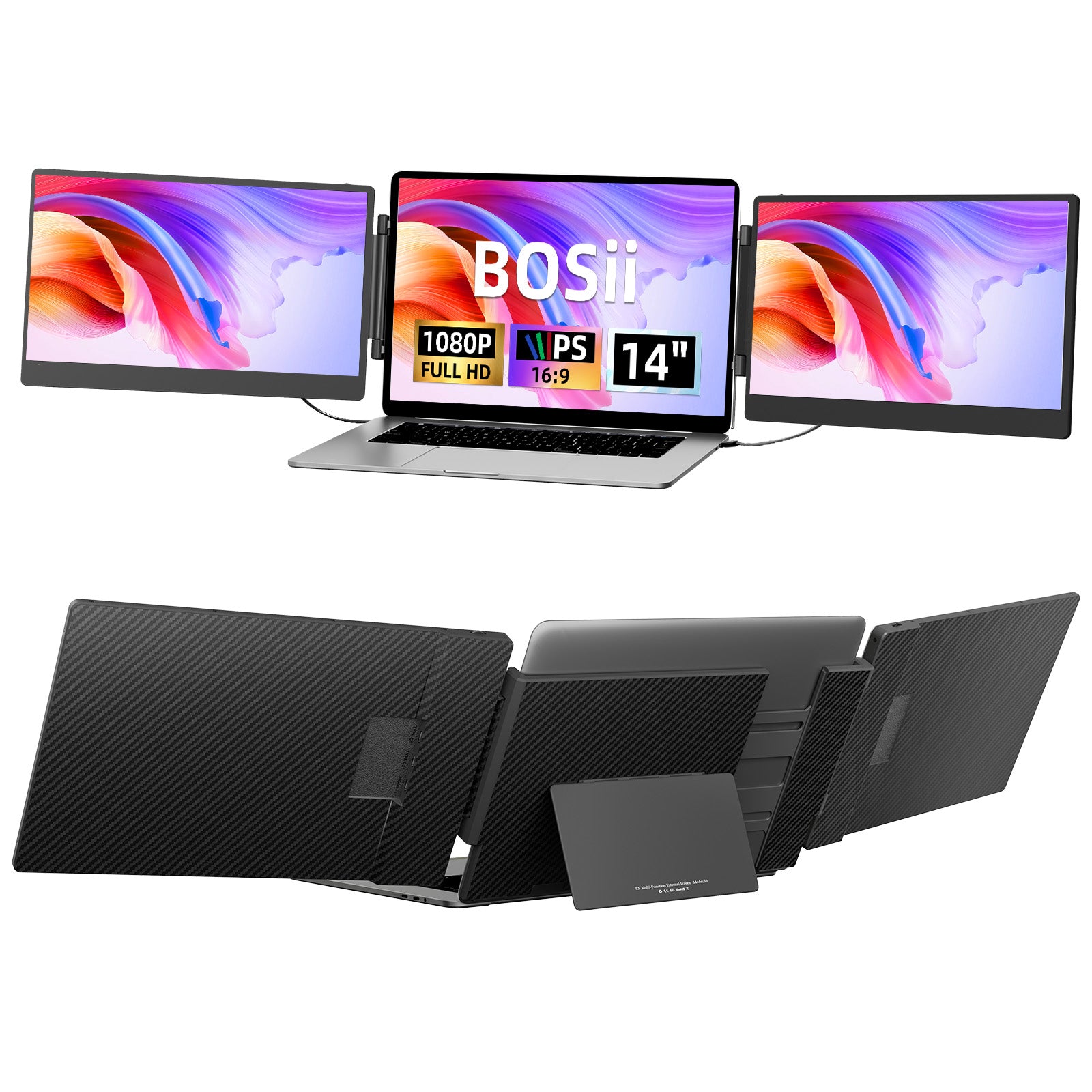 royy laptop screen extender triple monitor