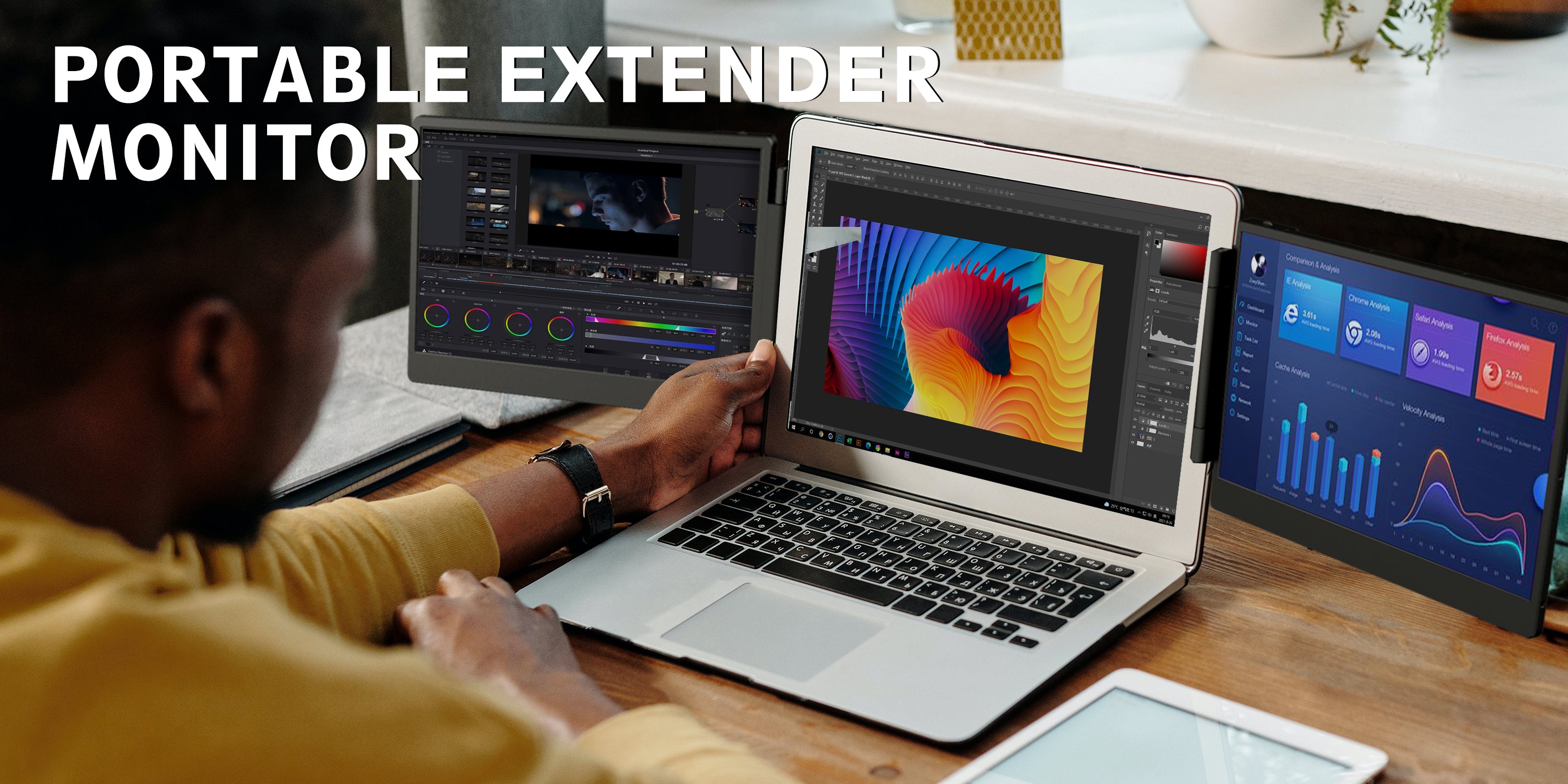 Laptop Muti Screen Extender Device Connection Video - Bosii