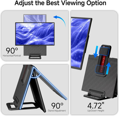 The stand user guide of 24-inch monitor with stand