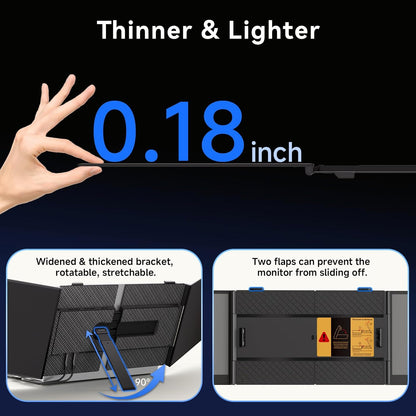 15.3" Ultra-Thin Portable Triple Monitor 16:10 IPS 100% sRGB