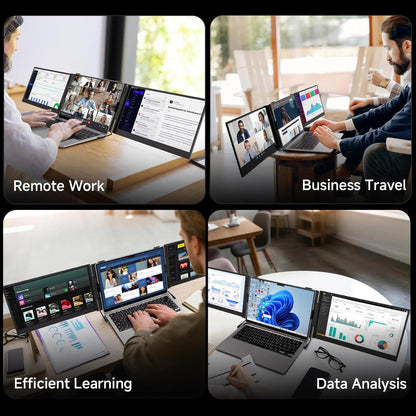 15.3" Ultra-Thin Portable Triple Monitor 16:10 IPS 100% sRGB