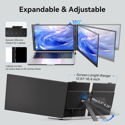15.3" Laptop Screen Extender 16:10 IPS 100% sRGB
